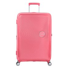American Tourister Soundbox Spinner 77 Expandable Sun Kissed Coral