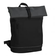 Daniel Ray Rockhampton Rolltop Rugtas Waterproof PU Zwart