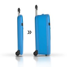 Rollink Flex Aura Opvouwbare Handbagage Koffer 55 Dive Blue