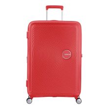 American Tourister Soundbox Spinner 77 Expandable Coral Red
