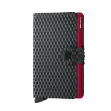 Secrid Mini Wallet Portemonnee Cubic Black-Red