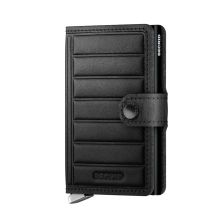 Secrid Premium Mini Wallet Portemonnee Emboss Lines Black