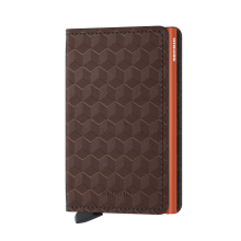 Secrid Slim Wallet Portemonnee Optical Brown- Orange