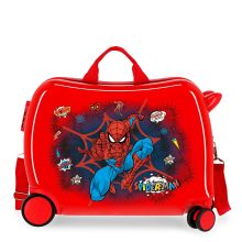 Disney Rolling Suitcase 4 Wheels Spiderman Red