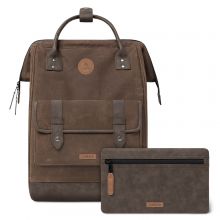 Cabaia Adventurer Large Rugzak Waxed Cotton Soyo