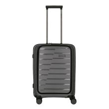 Travelite Air Base 4 Wiel Trolley S Laptop Front Pocket Antracite Metallic