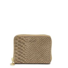 MOSZ Portemonnee Sophie Jungle Taupe Shiny Light Gold