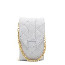 MOSZ Telefoontasje Quilted Off White Light Gold