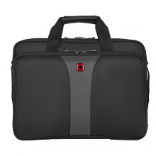 Wenger Legacy Double Gusset Laptop Brief 16 Inch Black / Grey