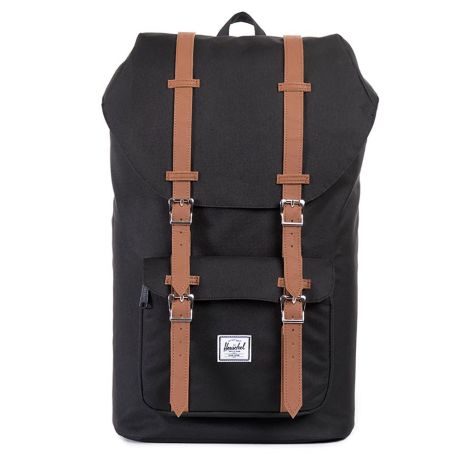 vrije tijd studio programma Herschel Little America Rugzak Black/Tan PU