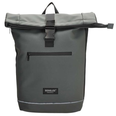 Beagles Originals Rolltop Rugtas Waterproof 15.6 Grijs