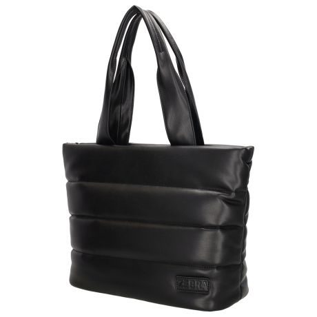 Zebra Trends Evie Shopper Schoudertas Zwart