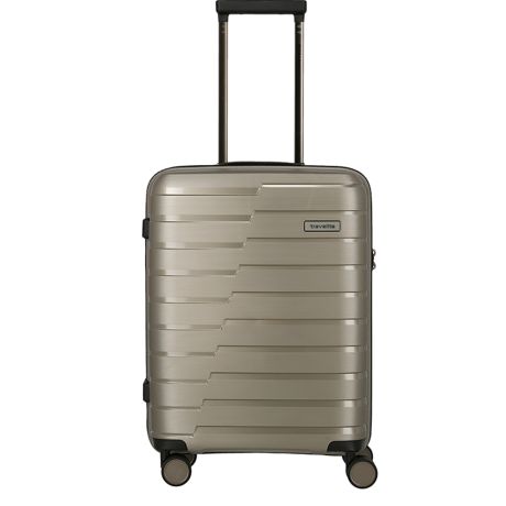 onhandig Tien jaar serveerster Travelite Air Base 4 Wiel Trolley S Champagne Metallic