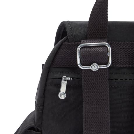 Kipling black sale backpack