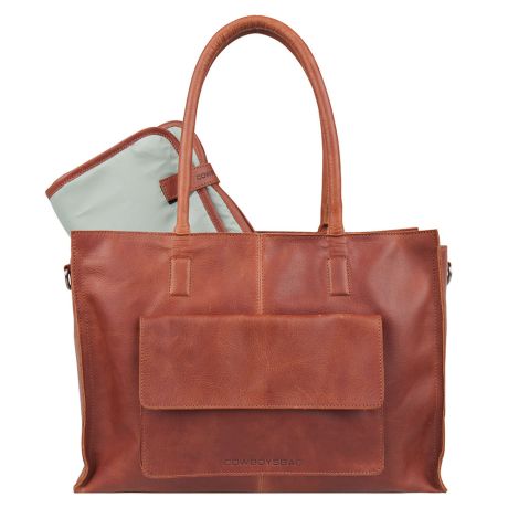 Ter ere van hoofdpijn druiven Cowboysbag Luiertas Tortola Cognac