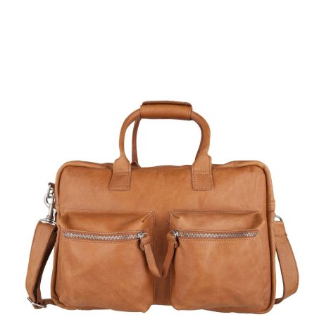 Heer Lijkt op zomer Cowboysbag The College Bag Schoudertas 1380 Tobacco