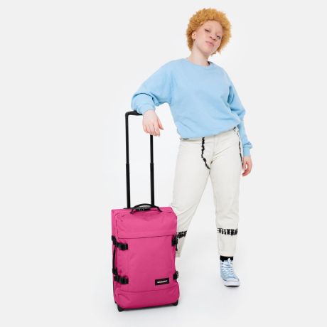 Niet ingewikkeld iets Situatie Eastpak Tranverz S Trolley Pink Escape TSA