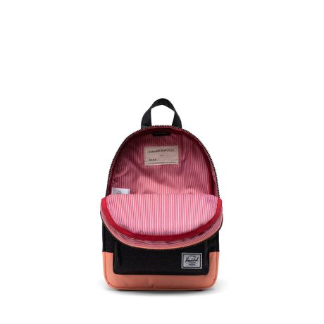 Herschel Heritage Kids Rugzak Black Sparkle Neon Peach