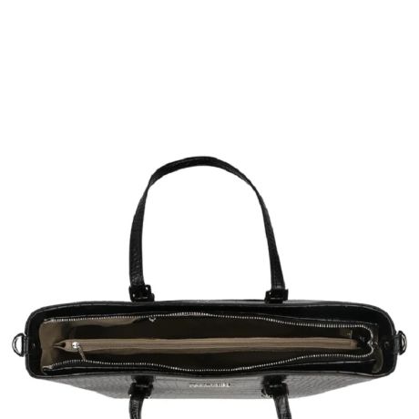 streep Overtreffen samenkomen Flora & Co Shoulder Bag Shopper Croco Black