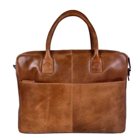 DSTRCT Fletcher Street Business Laptoptas 15.6 Cognac