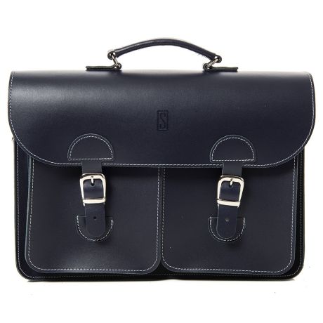 OldSchool Bags Schooltas Extra Large Marine Blauw