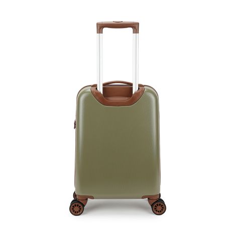 dek gesponsord vee Decent Retro Handbagage Koffer 55 cm Dark Green