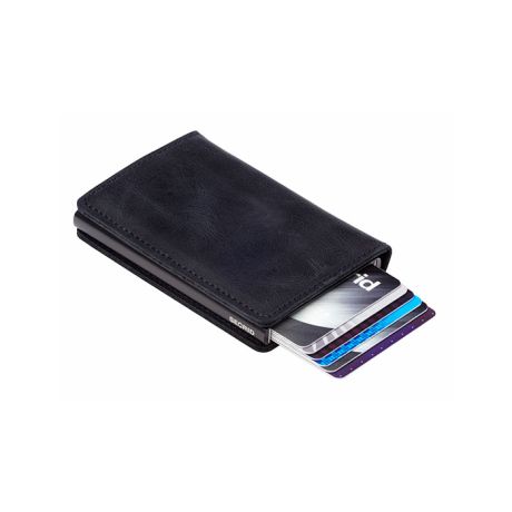 zacht machine Memo Secrid Slim Wallet Portemonnee Vintage Black