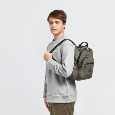 Kipling Seoul S Rugzak Green Moss