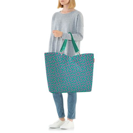 Patois schuur plastic Reisenthel Shopper XL / Strandtas Signature Spectra Green