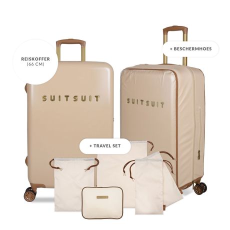 SuitSuit Fab Special - Spinner Warm Sand + Travel Set