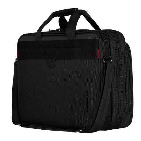 Wenger Legacy Triple Gusset Laptop Brief 17 Inch Black Grey