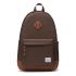 Herschel Heritage Backpack Rugzak Chocolate Brown Crosshatch/Tan