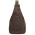 Hide & Stitches Idaho schoudertas Rugzak Donker Bruin