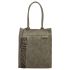 Zebra Natural Bag Merel Kartel Shopper Olijfgroen
