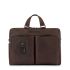 Piquadro Harper Laptop 15"/ iPad 12,9" Briefcase Dark Brown