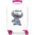 Stitch Adorable Trolley 4 Wheels 50 cm White/Pink