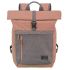 Travelite Basics Rollup Backpack Rose/Grey