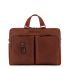 Piquadro Harper Laptop 15"/ iPad 12,9" Briefcase Tobacco