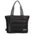 Zebra Elske Puffer Kleine Shopper Breed Zwart