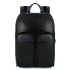 Piquadro Blue Square Revamp Pockets Laptop Backpack 13.3" Black
