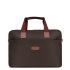 Hexagona A4 Briefcase Laptoptas S Dark Brown