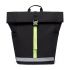 Lefrik Lars Roll Backpack 15,6" Black Lime Ripstop