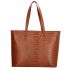 Charm London Midwood Shopper 15.6" Croco Cognac