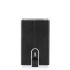 Piquadro Black Square Creditcard Case With Sliding System Black