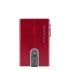 Piquadro Blue Square Compact Wallet Red