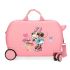 Minnie Imagine Rolling Suitcase 4 Wheels 45 cm Pink
