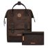 Cabaia Adventurer Medium Rugzak Waxed Cotton Soyo