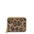 MOSZ Portemonnee Sophie Cheeta Brown Shiny Light Gold