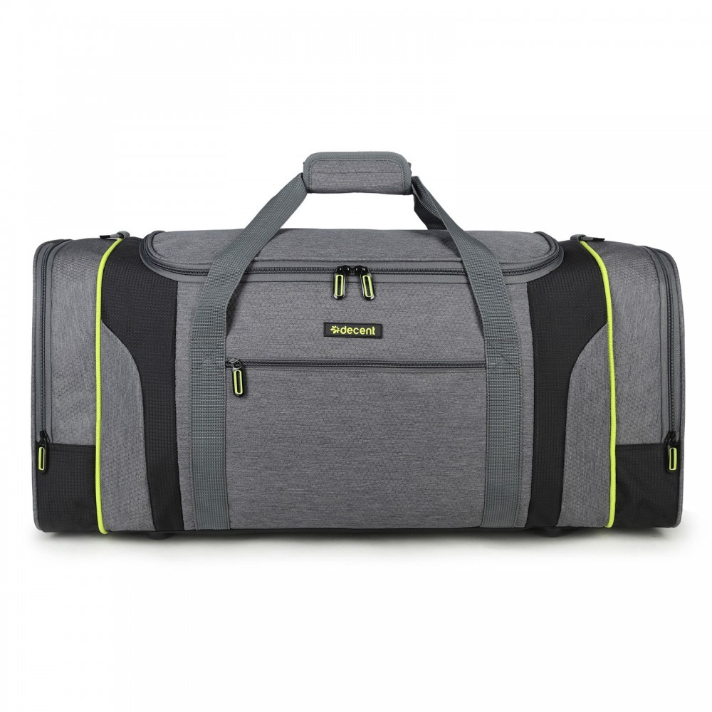 Decent Flexplus Reistas 70cm Grijs/Lemon - Reistassen zonder wielen