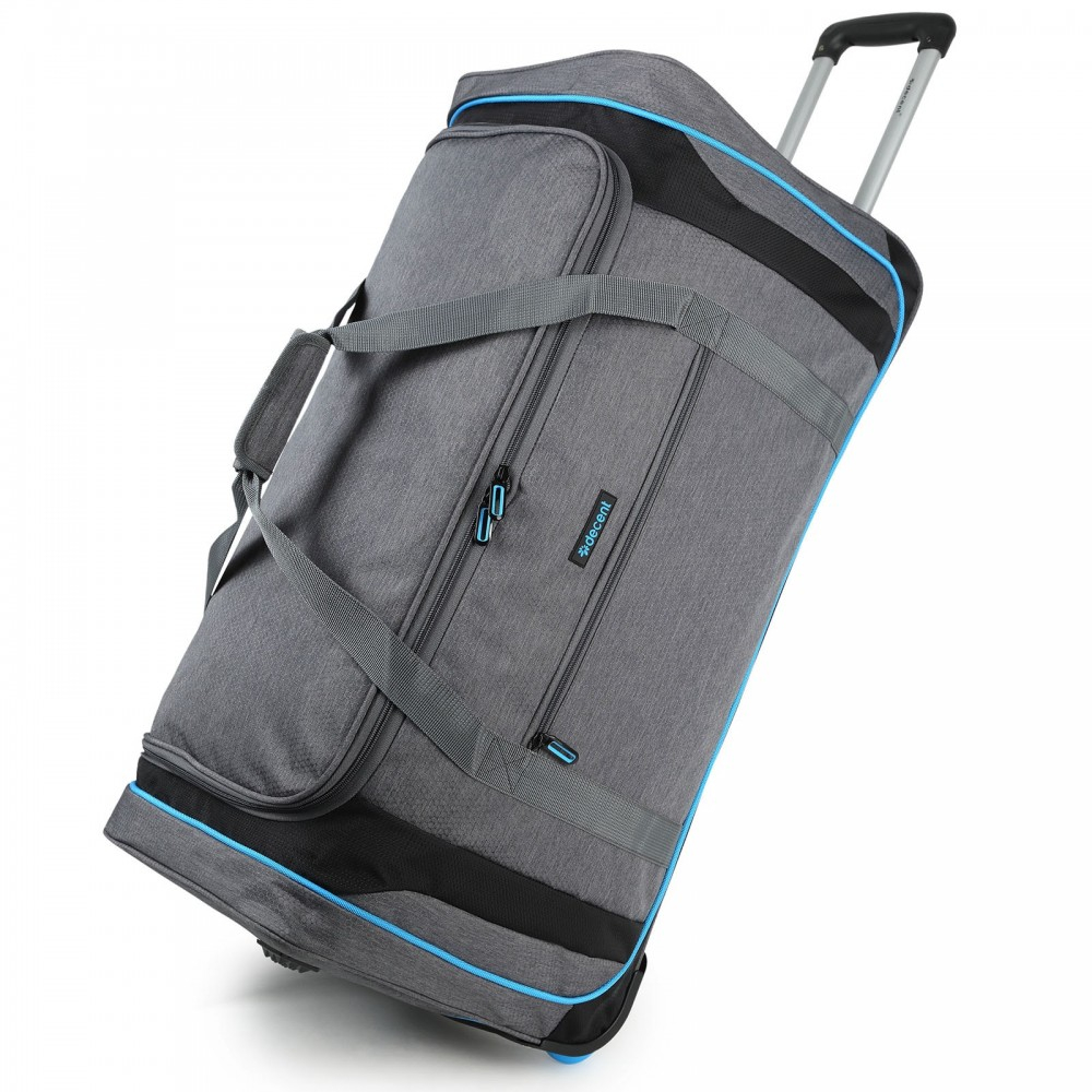 Decent Flexplus Reistas Met Wielen 78cm Grijs/Blauw - Reistassen met wielen
